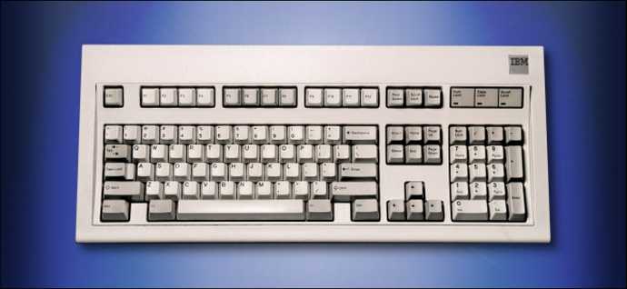 l'originale con gli switch blue, la tastiera meccanica per antonomasia, il Model M di IBM